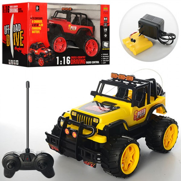 

Джип SL8609 (12шт) р/у, аккум,1:16, 28см,свет,резин.кол,зар.устр-во,2 цвета,в кор-ке, 36,5-21-18,5см
