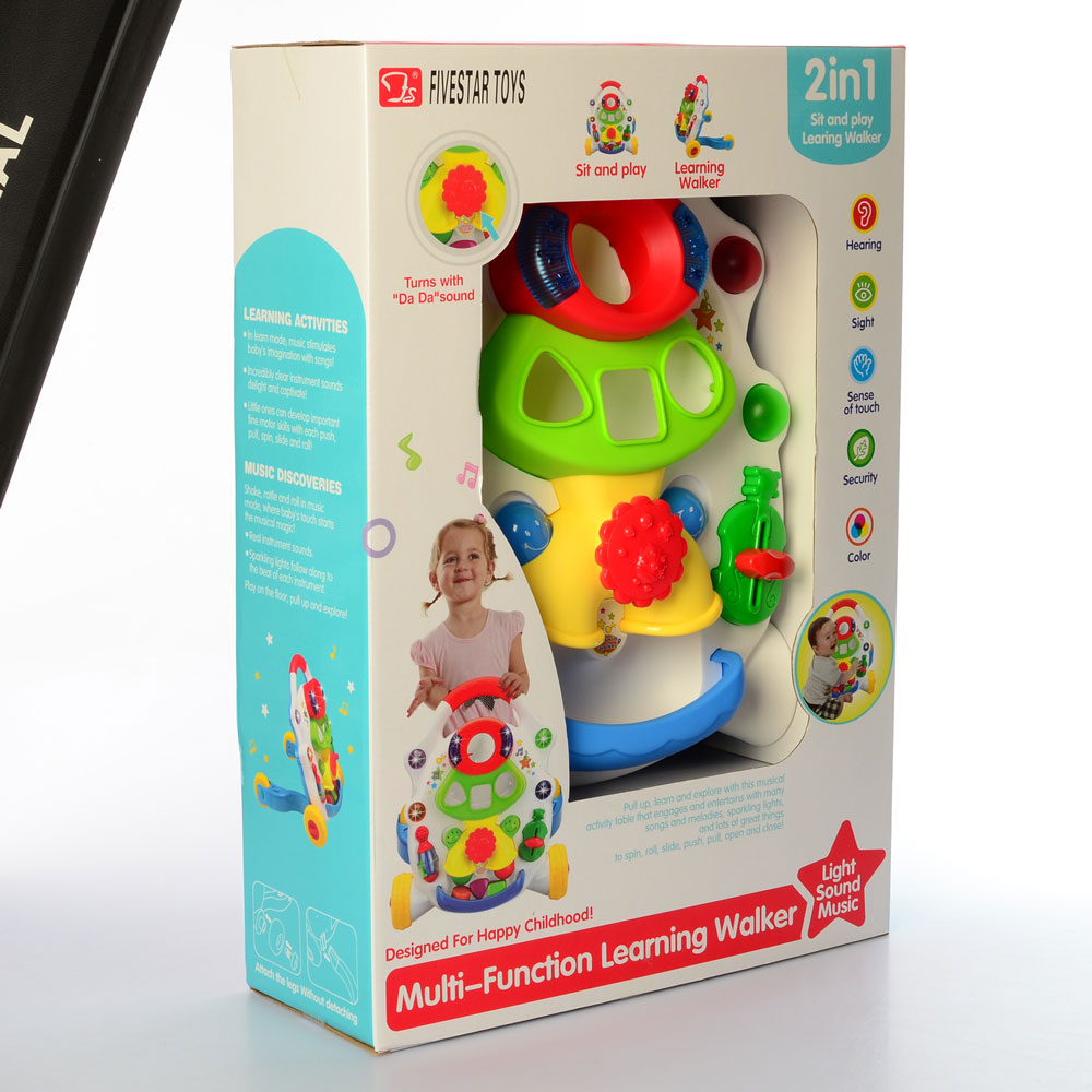 

Игровой центр 34210 (4шт) каталка-ходунки,сортер,муз, звук,свет,подвижн.дет,на бат-ке,40-57,5-15,5см