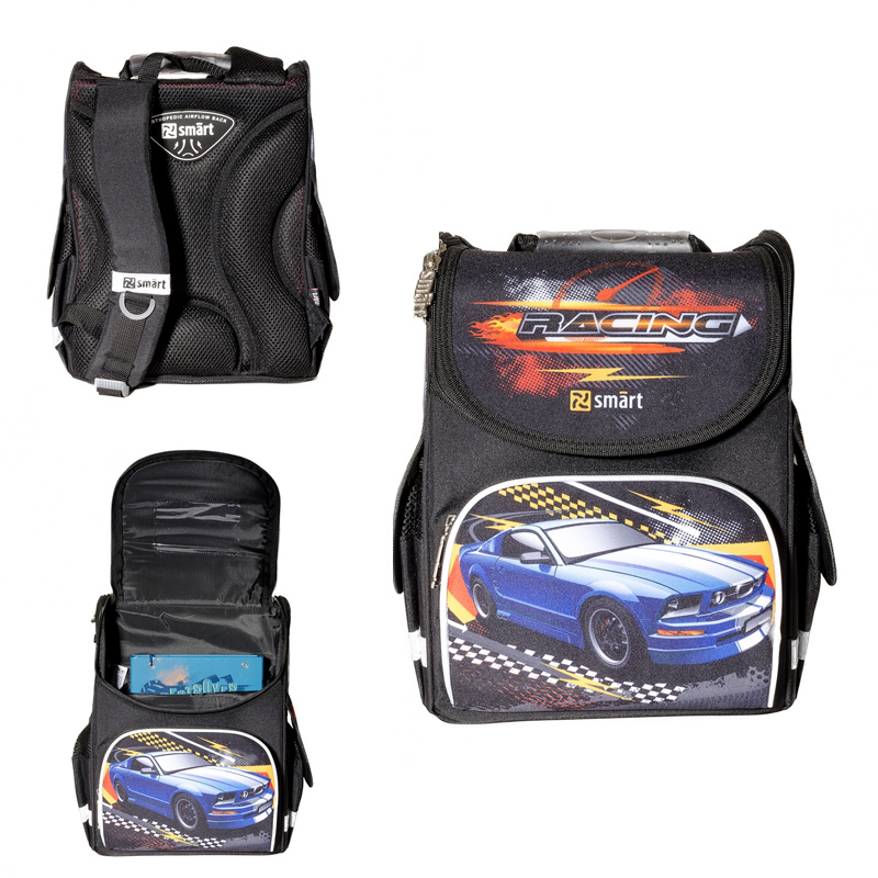 

Рюкзак шкільний каркасний SMART PG-11 "Racing"