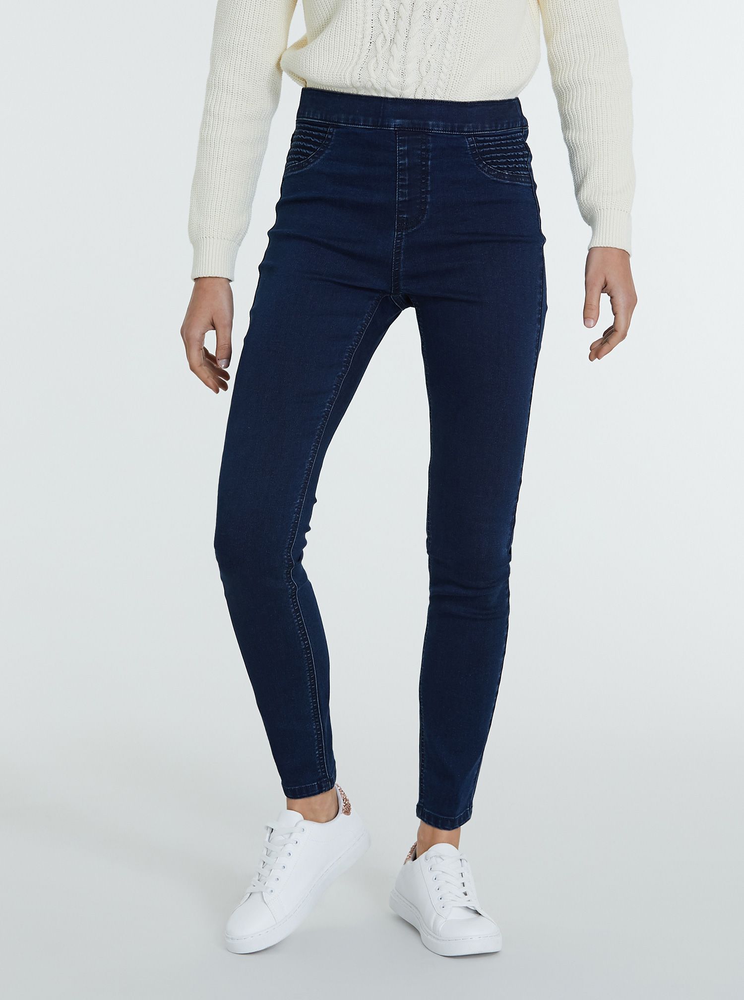 

Джеггинсы Piazza Italia 38528-3907 48 Dark Denim