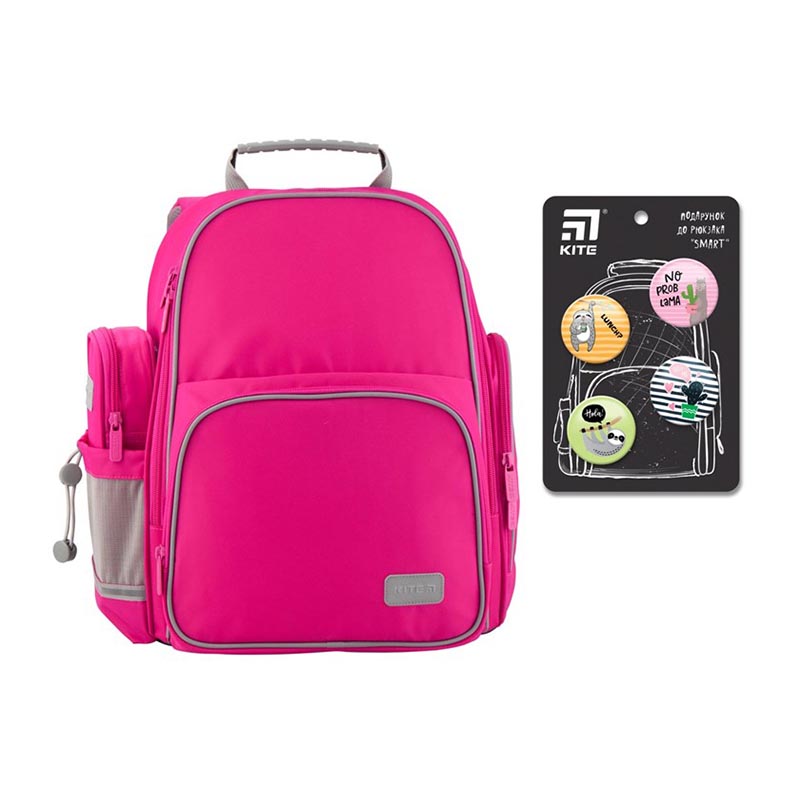 

Рюкзак шкільний Kite Education Smart K19-720S-1 рожевий