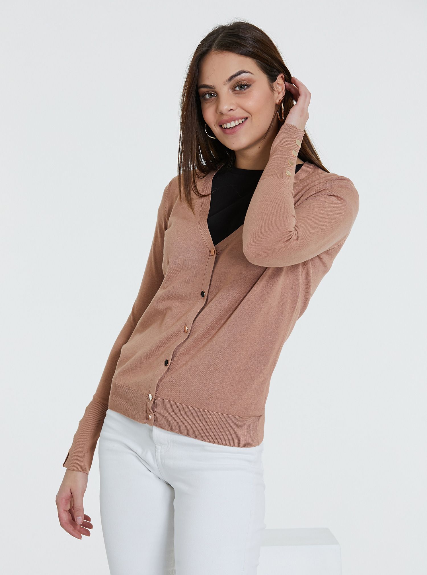 

Кардиган Piazza Italia 66892-66708 XL Carne