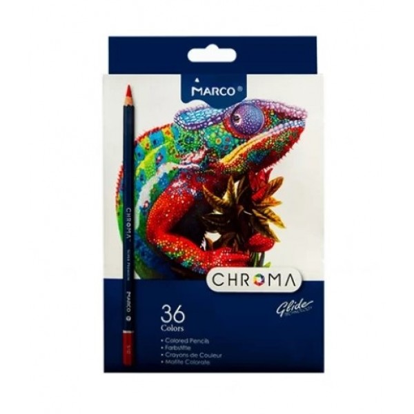 

Олівці 36 кольорів шестигранні,Chroma,8010-36CB,ТМ"Marco"