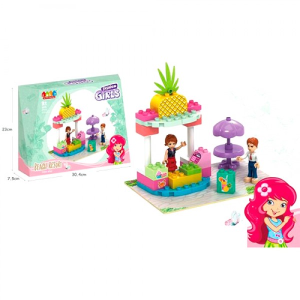 

Конструктор кафе JDLT 5435 фигурки, 28 деталей