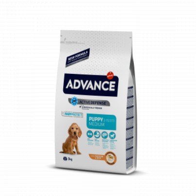 

Сухой корм Advance Dog Medium Puppy сухой корм для щенков собак средних пород с курицей и рисом 3 кг