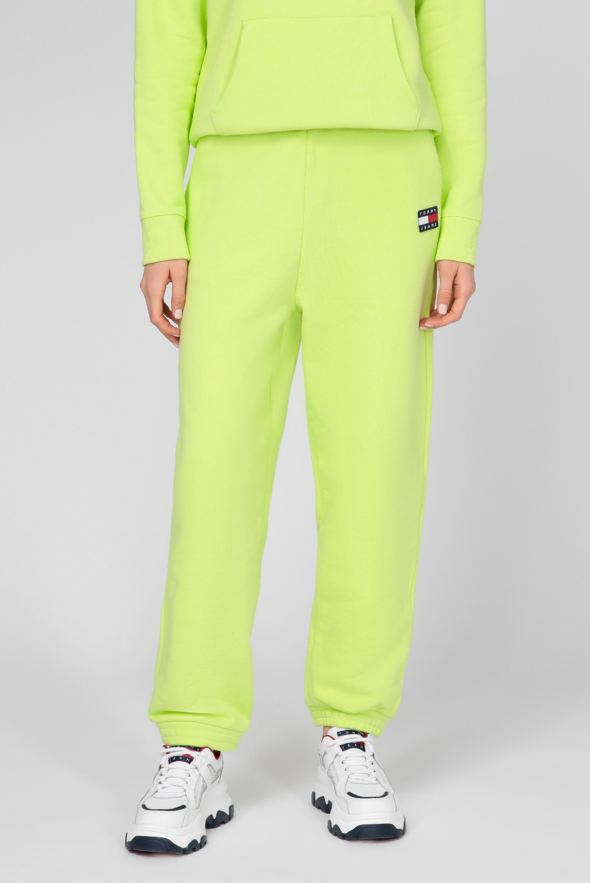 

Женские салатовые спортивные брюки TJW RELAXED HRS BADGE SWEATPANT Tommy Hilfiger L DW0DW09740