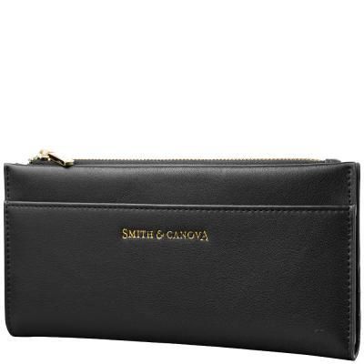 

Кошелек женский кожаный SMITH&CANOVA FUL-26811-black