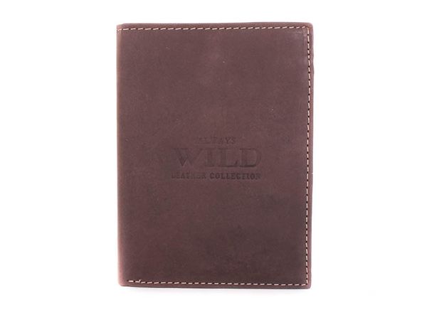 

Портмоне мужское кожаное ALWAYS WILD DNKD1072-MNU-brown