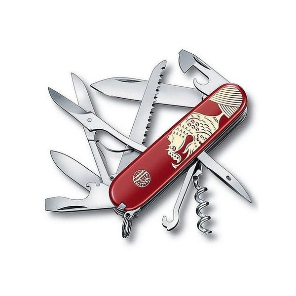 

Нож складной карманный багатофункціональний Victorinox Huntsman Year Of The Rooster (1.3714.E6)