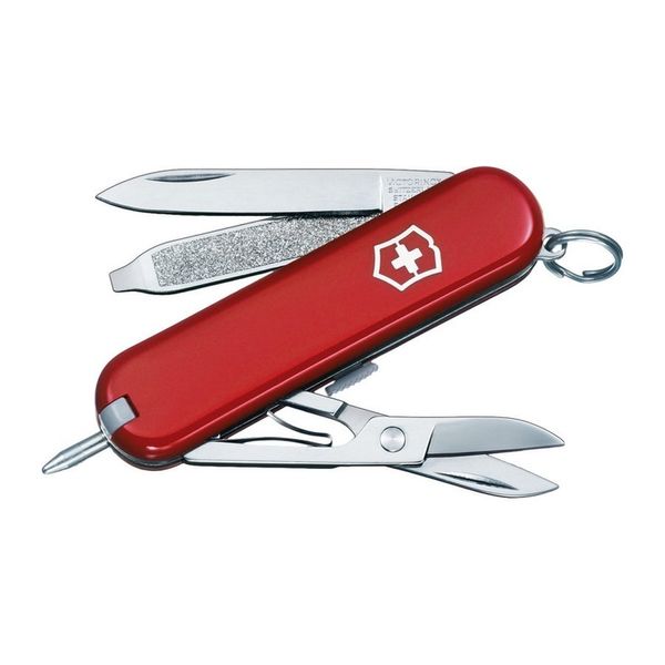 

Нож складной карманный багатофункціональний Victorinox Сlassic-SD червоний
