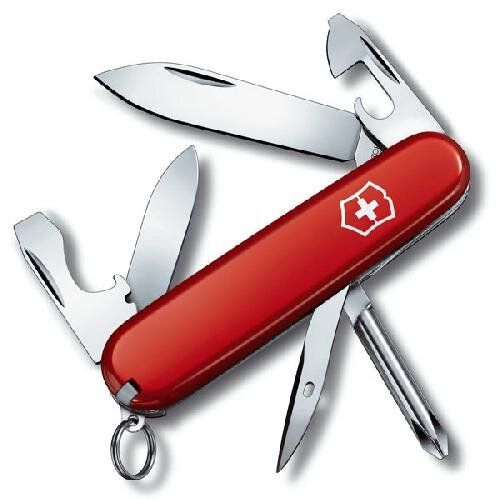 

Нож складной карманный багатофункціональний Victorinox Swiss Army Tinker Small червоний