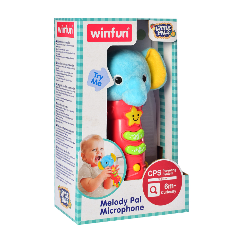 

Микрофон WinFun погремушка "Слоник" 0792-NL