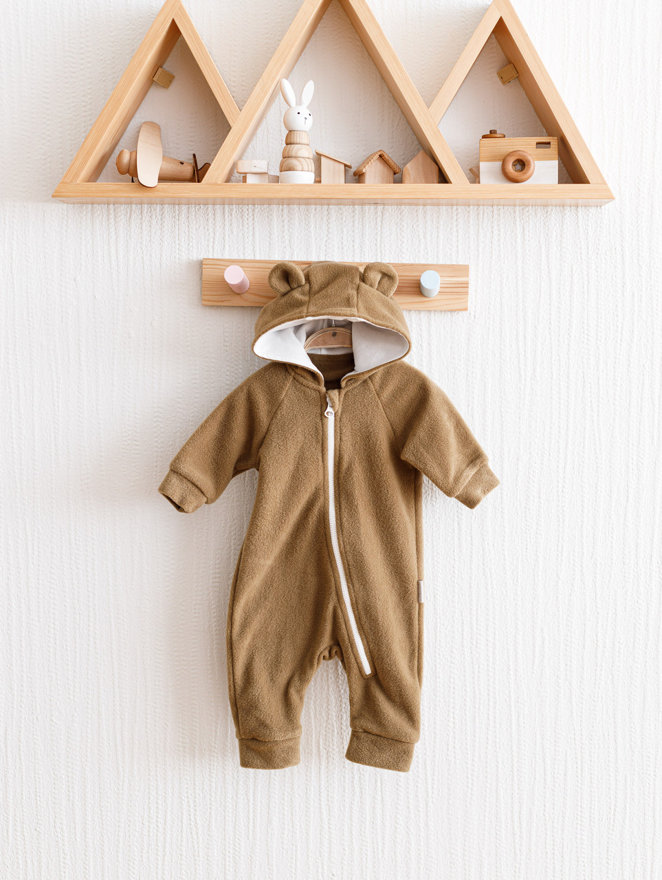 

Флисовый человечек MagBaby Bear коричневый