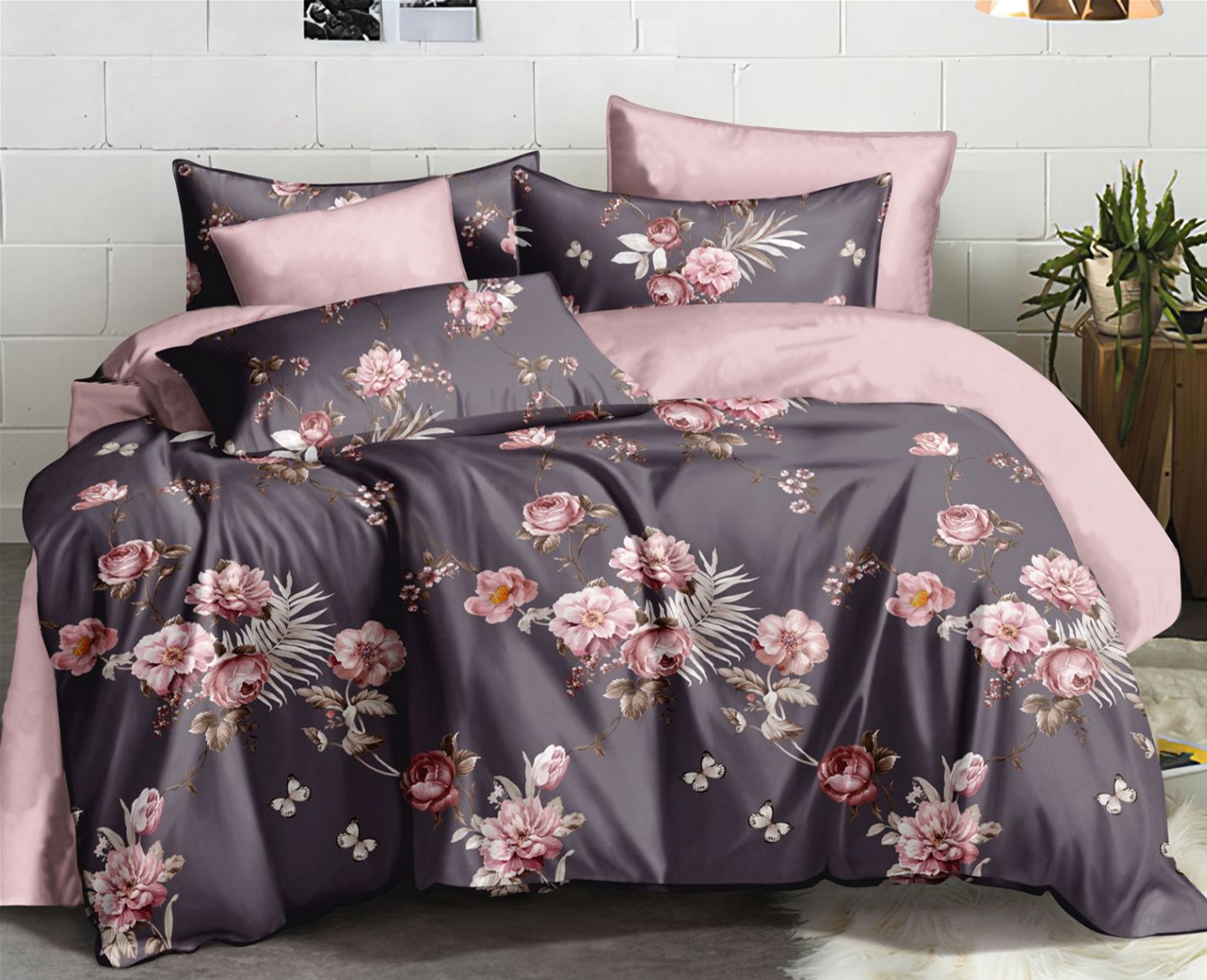 

Простынь MirSon Сатин Premium 22-1260 Lilac-breasted 220х240 см