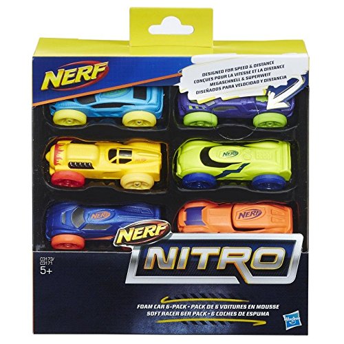 

Комплект 6 машинок Nerf Nitro Foam Car pack 2 (C3173)