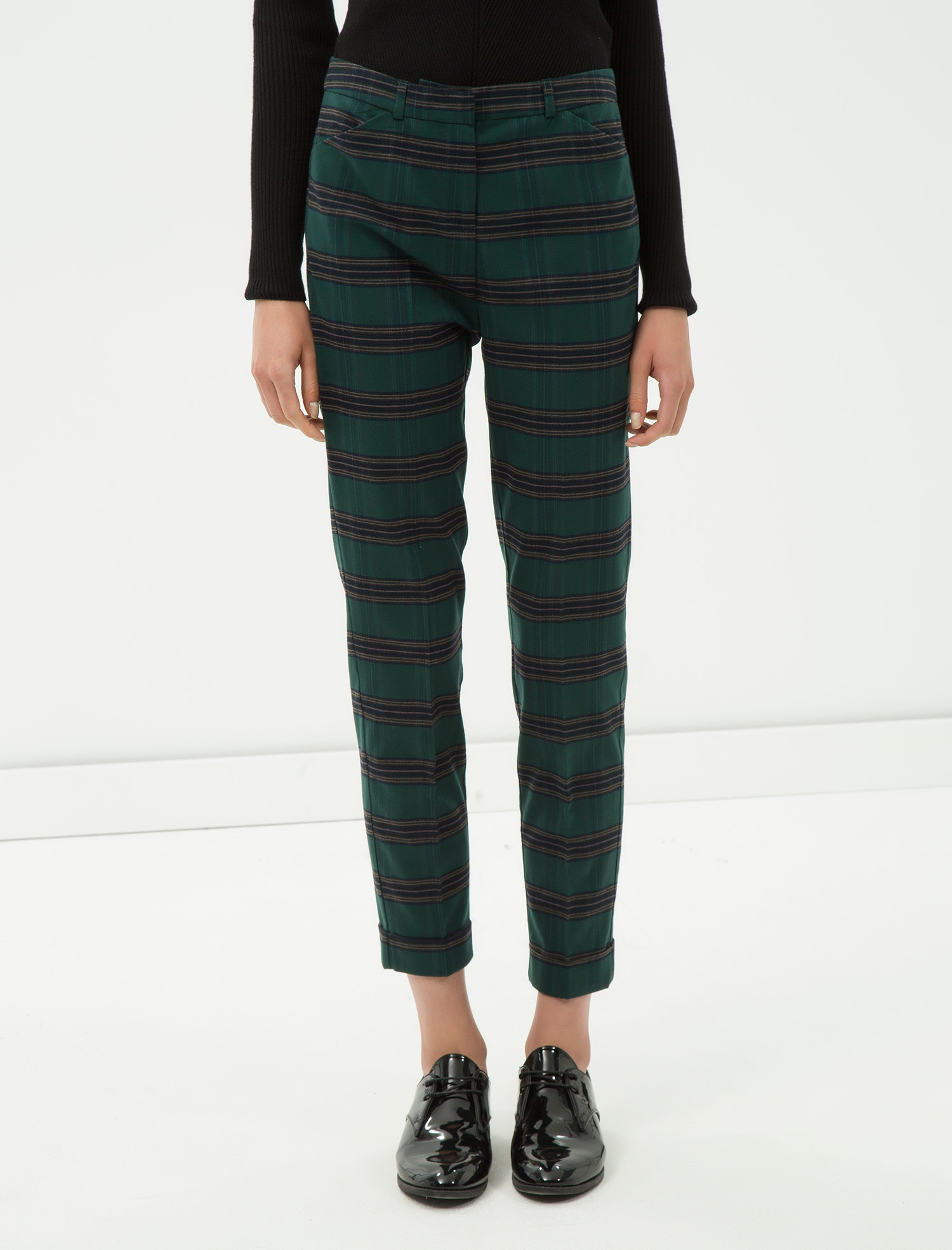 

Брюки Koton 7KAK43815EW 38 Green Check