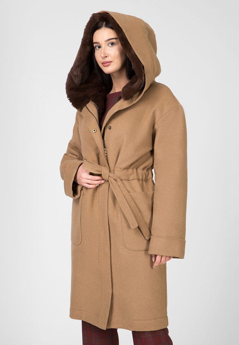 

Пальто KANO 424/1  коричневий, Пальто KANO 424/1 42 коричневий