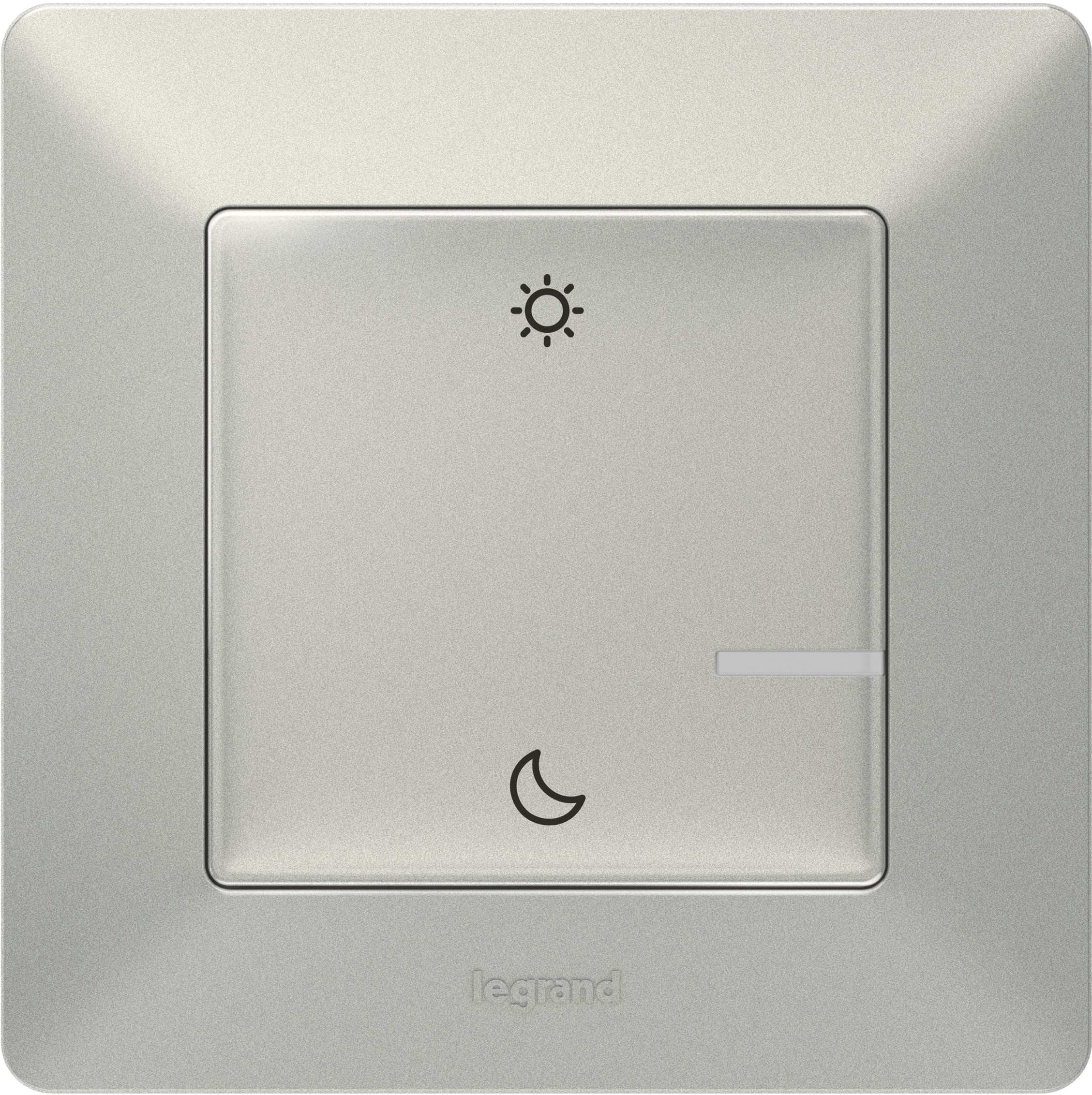 

Умный беспроводной сценарный выключатель «День/Ночь» Legrand Valena Life with Netatmo Алюминий
