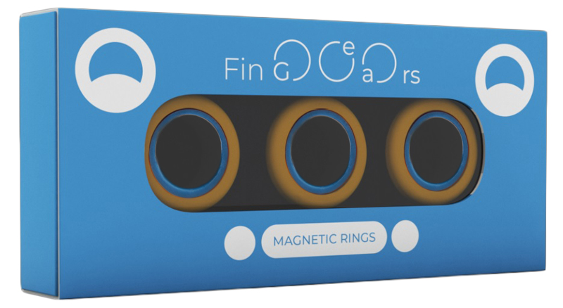 

Магнитные кольца FinGears Magnetic Rings Sets Size L Orange-Blue (FG380LORBLU)