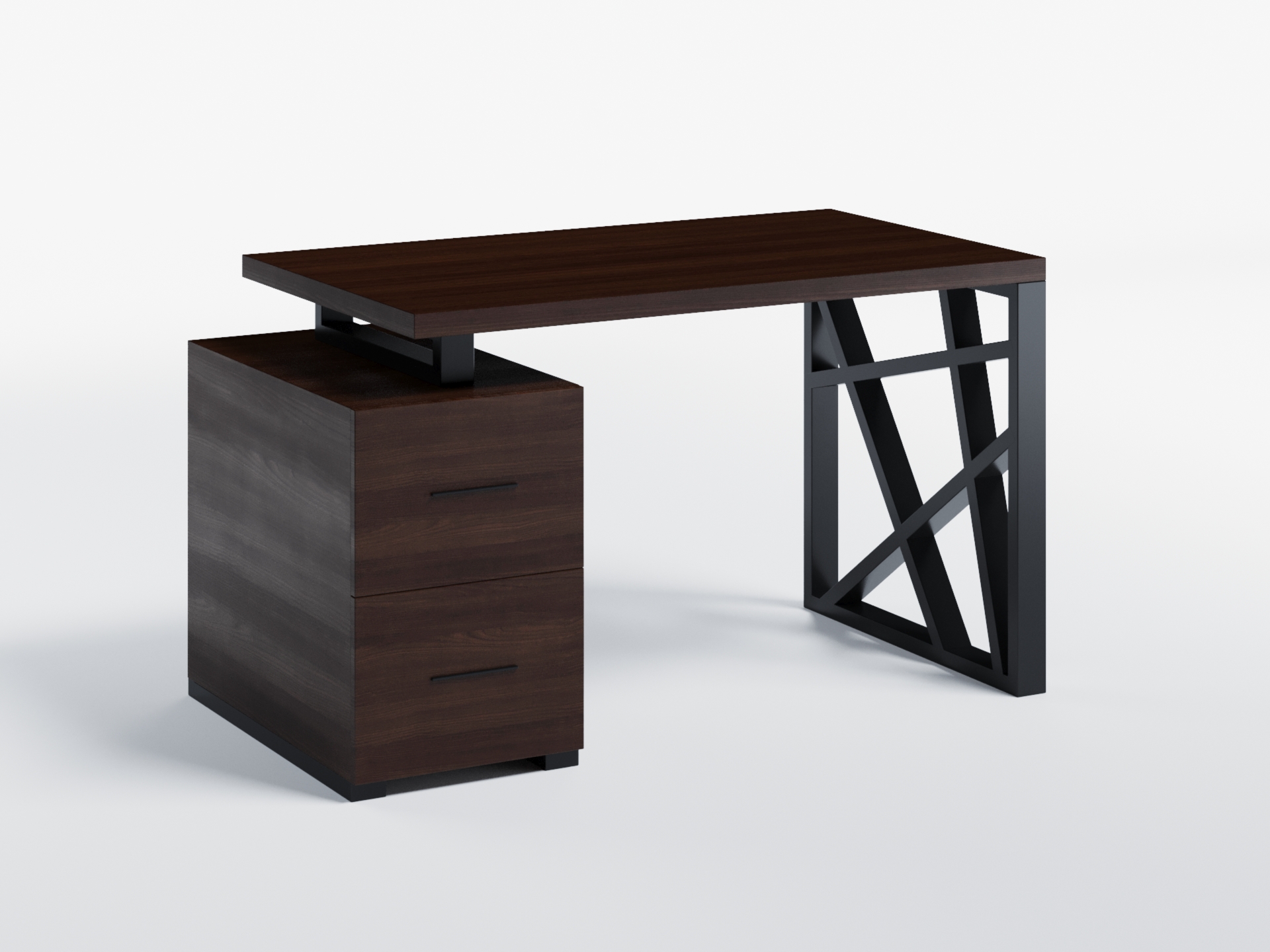 

Компьютерный стол Skandi Wood SW132_1 Оттава 135 х 80 х 75 см МДФ+Шпон Дуб Венге