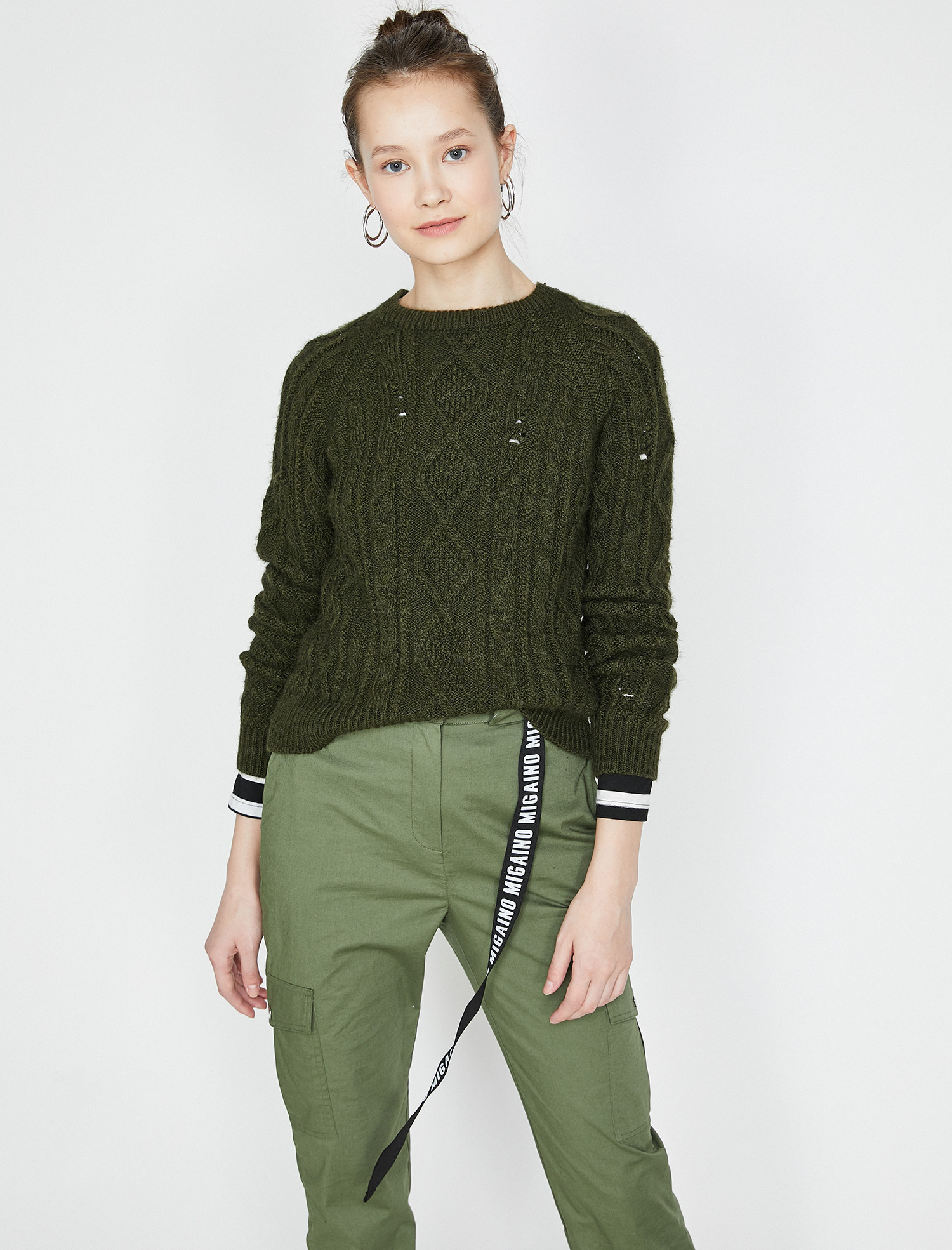 

Свитер Koton 8KAK94582OT L Khaki