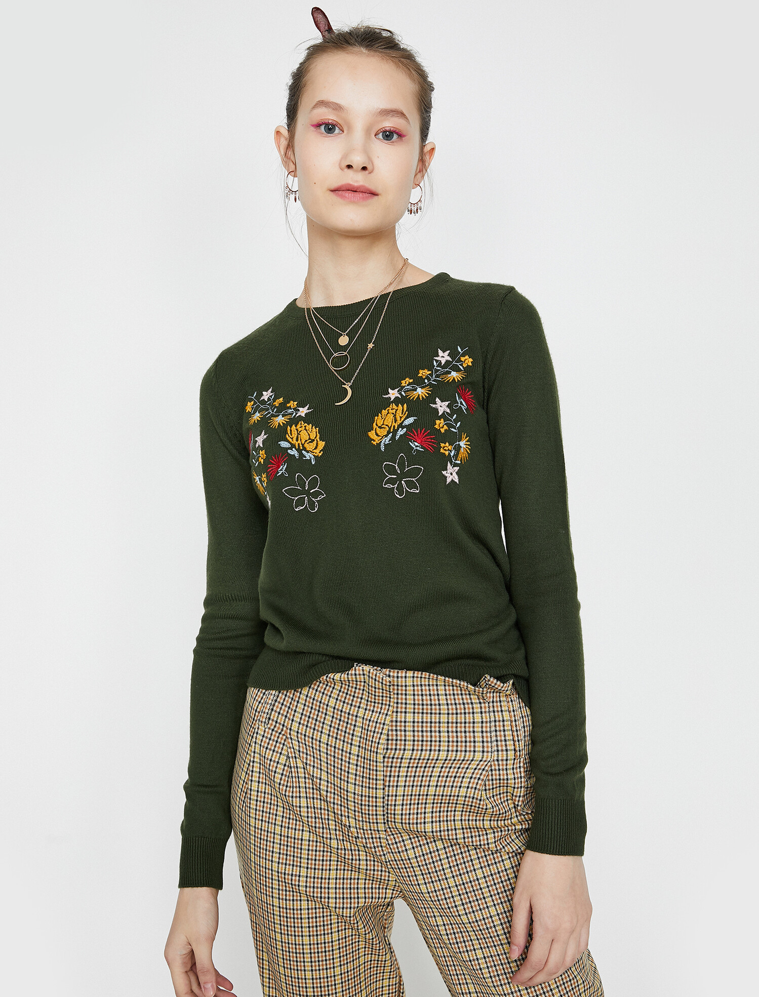 

Свитер Koton 8KAL96391JT XS Khaki