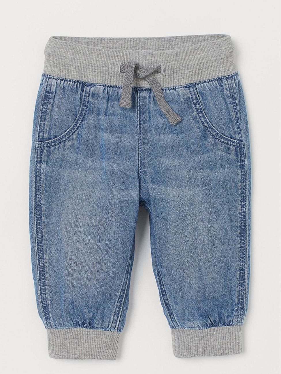 

Брюки H&M ДМ002826 цвет голубой 92