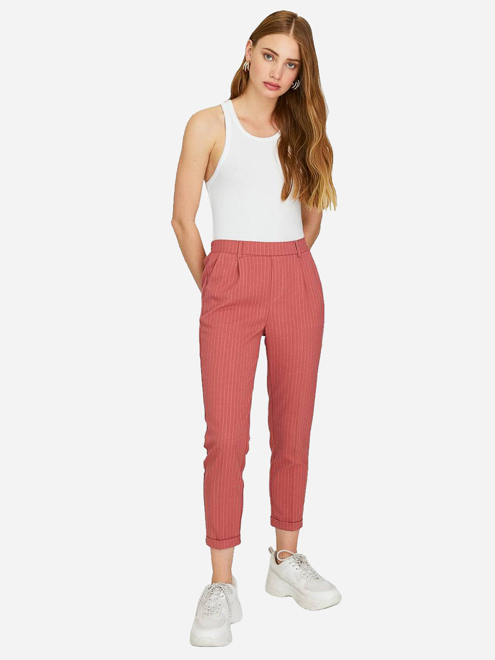 

Брюки Stradivarius Ж1057924 (4552/648/147) цвет розовый XS