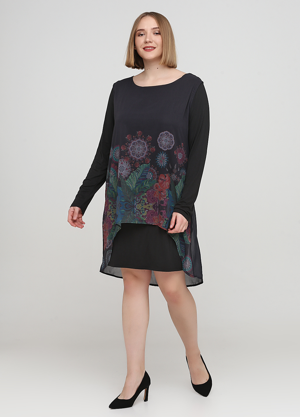 

платье Desigual smix05330254 46 Темно-серый 2000000525938