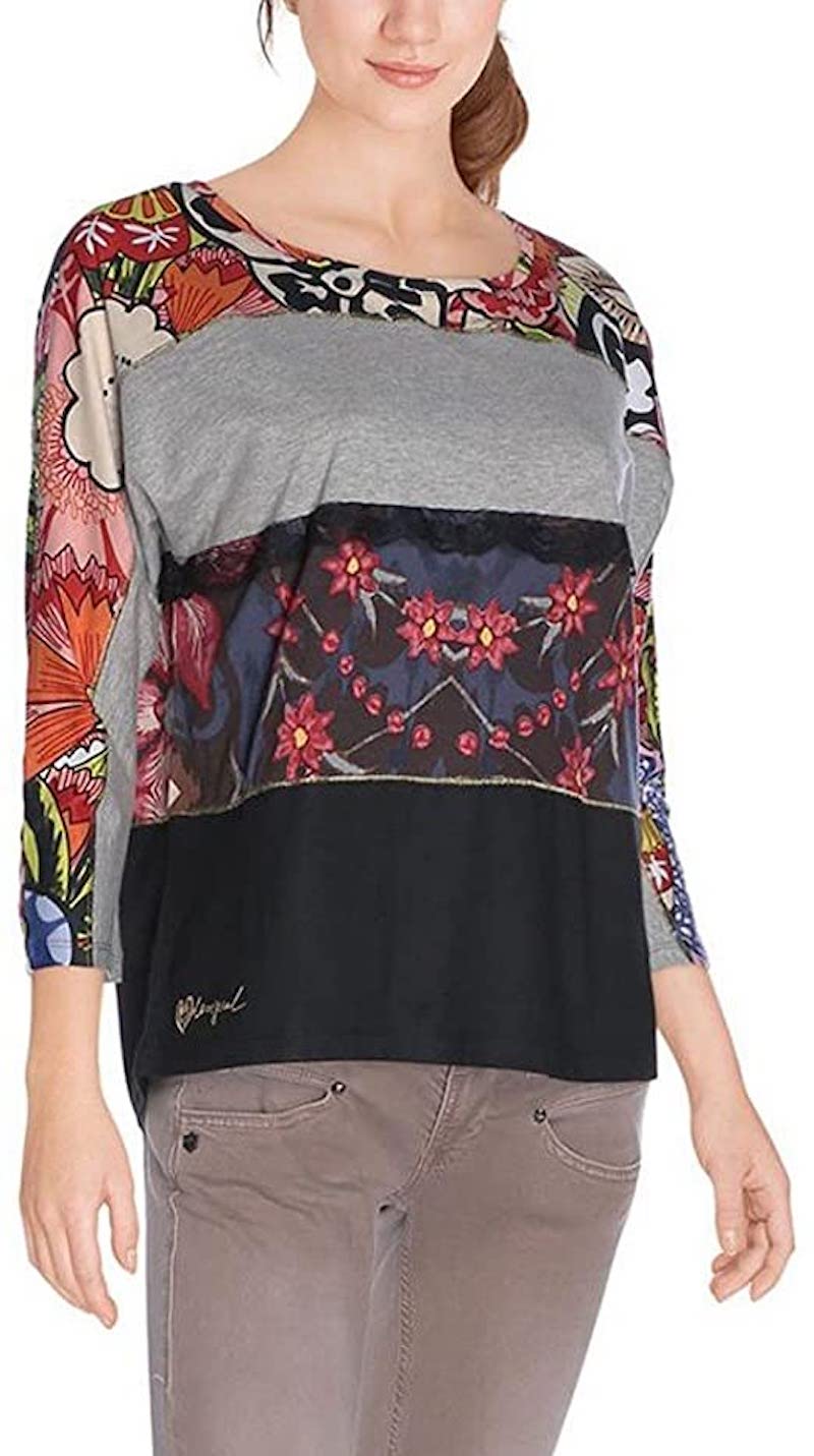 

Лонгслив Desigual smix03330063 L Серый 2000000538358