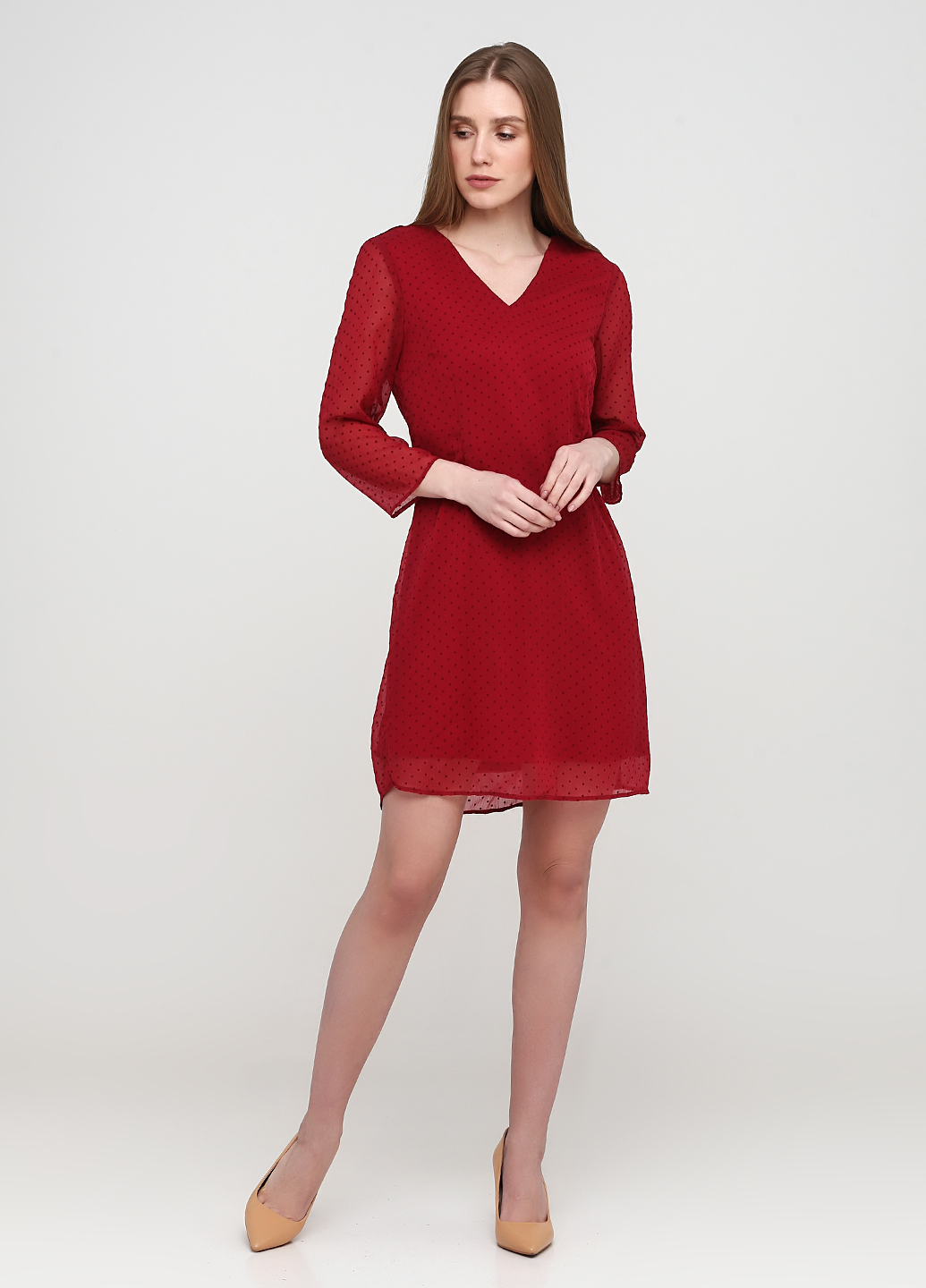 

платье Vero Moda smix05330312  Бордовый 2000000527284, платье Vero Moda smix05330312 S Бордовый 2000000527284