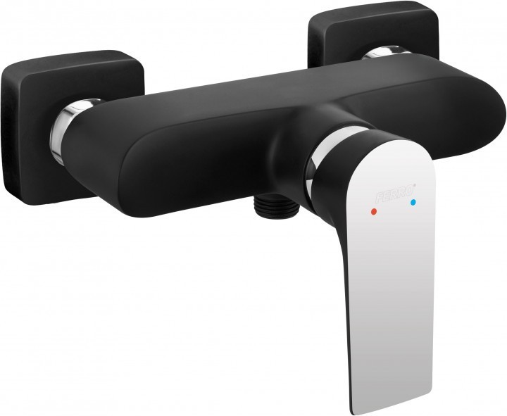 

Смеситель Ferro Algeo Square Black BAQ7BLC