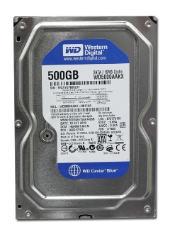 

Накопитель HDD SATA 500GB WD Blue 7200rpm 16MB (WD5000AAKX)