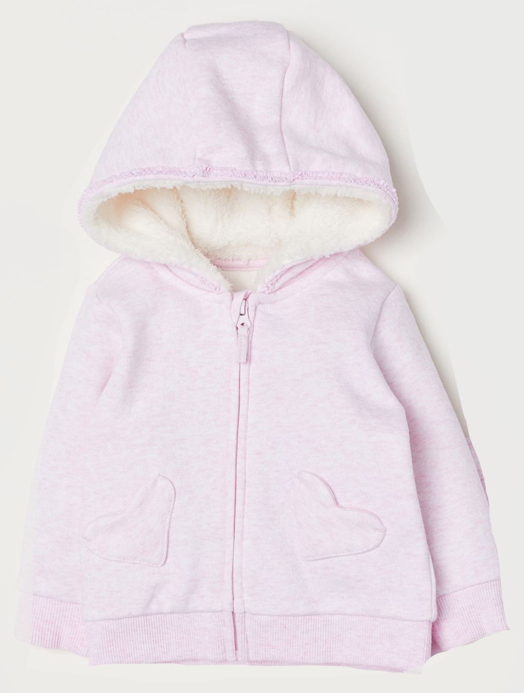

Толстовка H&M 2602-662087 68 см Розовая меланж (hm02962278760)
