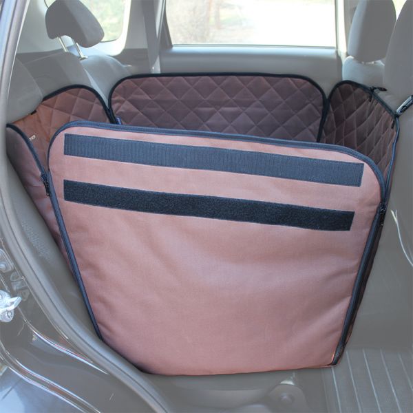 

Автогамак для Собак Haustier Elegant Chocolate mini 1/2 заднего сиденья 60x145см (HT6-2-045)