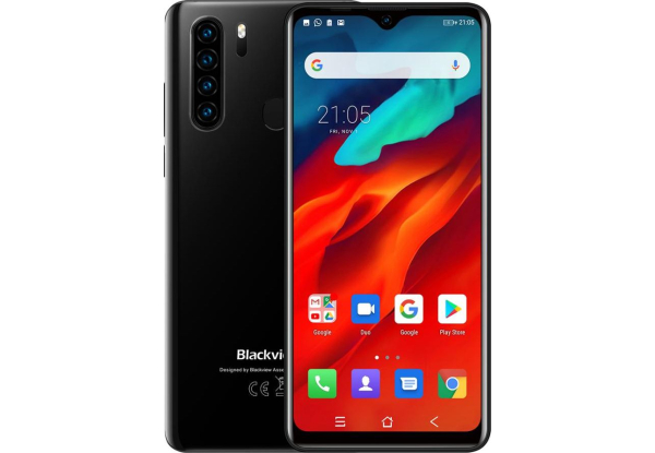 

Мобильный телефон Blackview A80 Plus 4/64Gb Black (NFC, 4680 мАч)