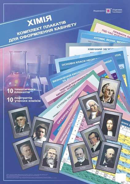 

Хімія. Плакати для оформлення кабінету