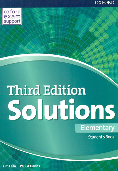 

Solutions Elementary Third Edition Student's Book