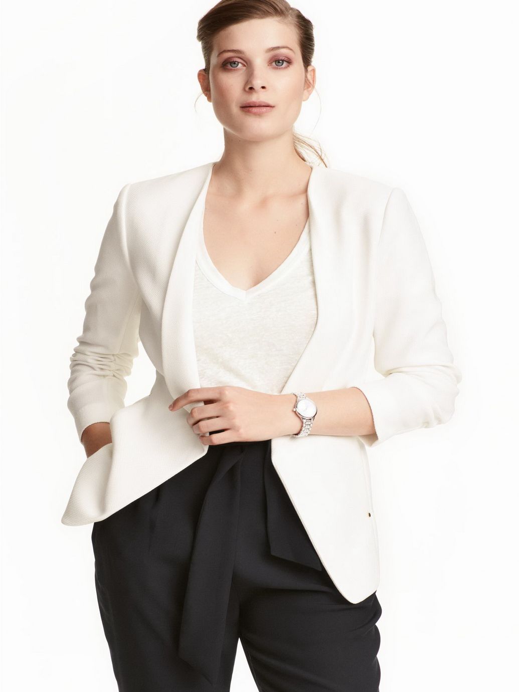 

Пиджак H&M 0476843-5 38 Белый