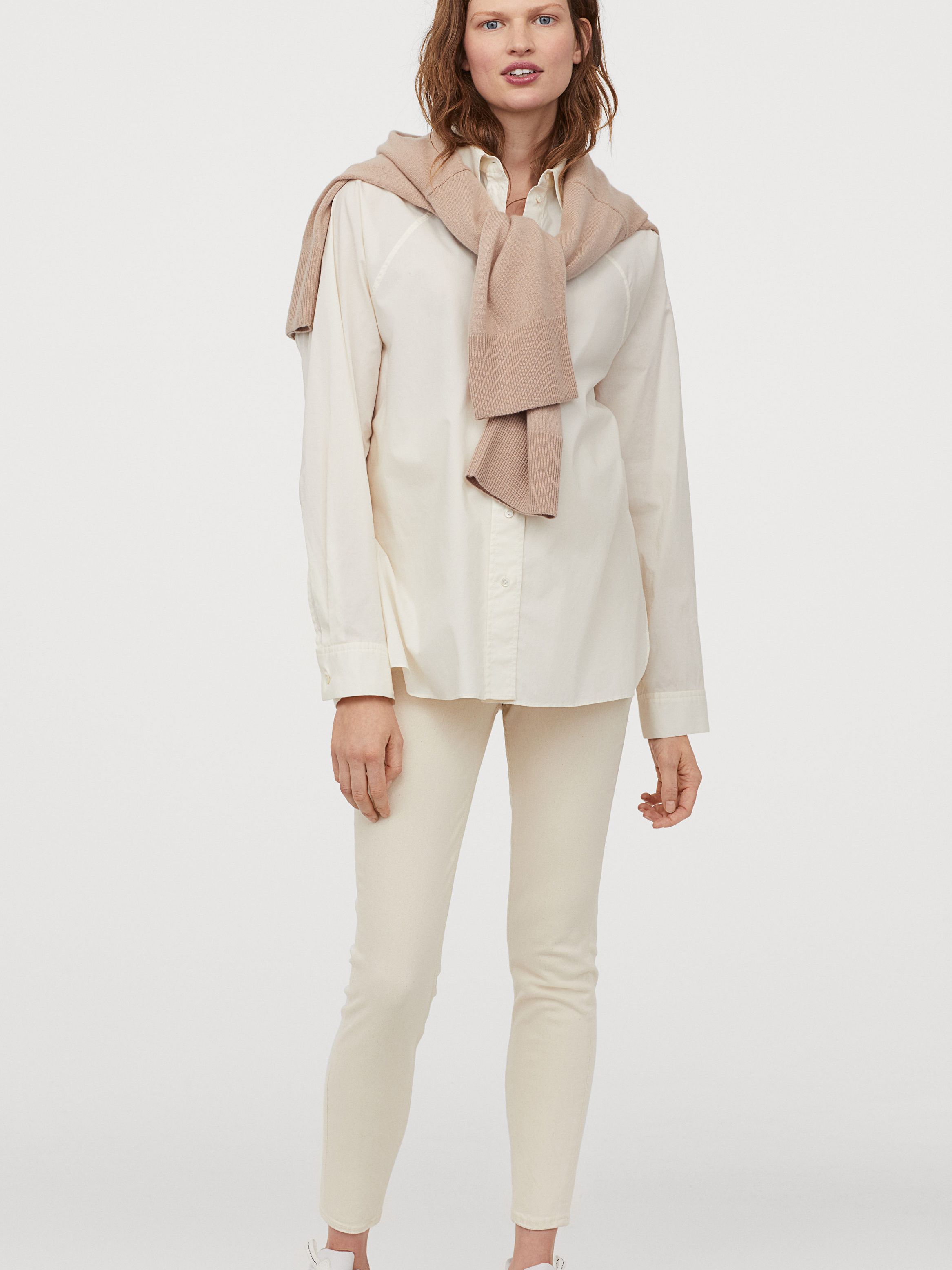 

Джинсы для беременных H&M 0810172-1 S Молочные