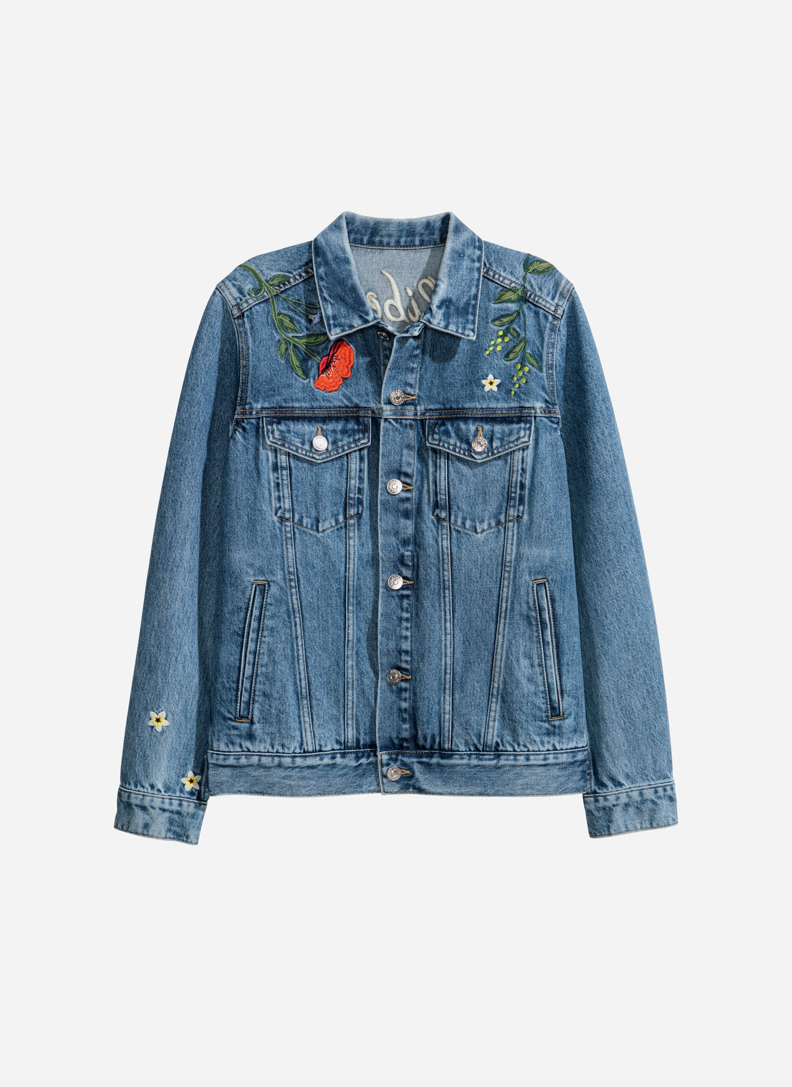 

Джинсовая куртка H&M 0569678-7 34 Синяя