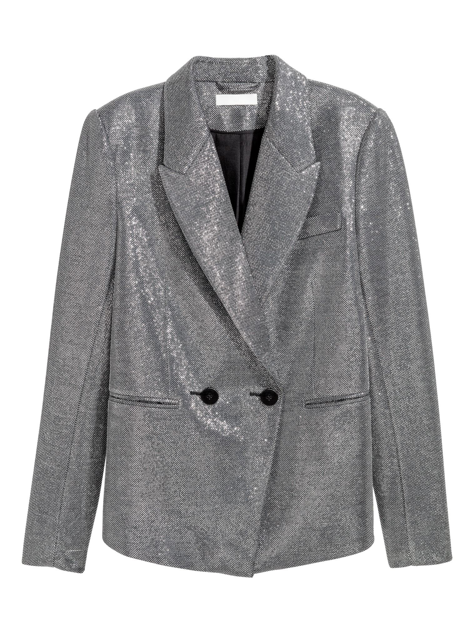 

Пиджак H&M 0551827-6 38 Металлический