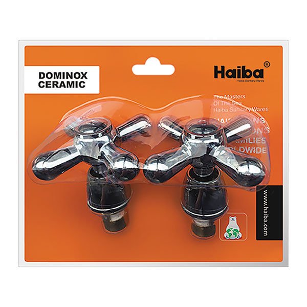 

Ручки с кранбуксами (пара) HAIBA DOMINOX (керамика) (HB0576)