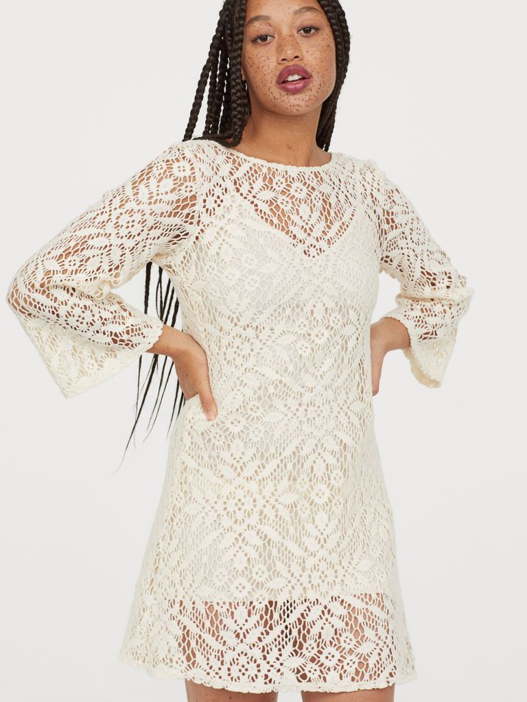 

Платье H& 0799997-0  Кремовое, Платье H&M 0799997-0 M Кремовое