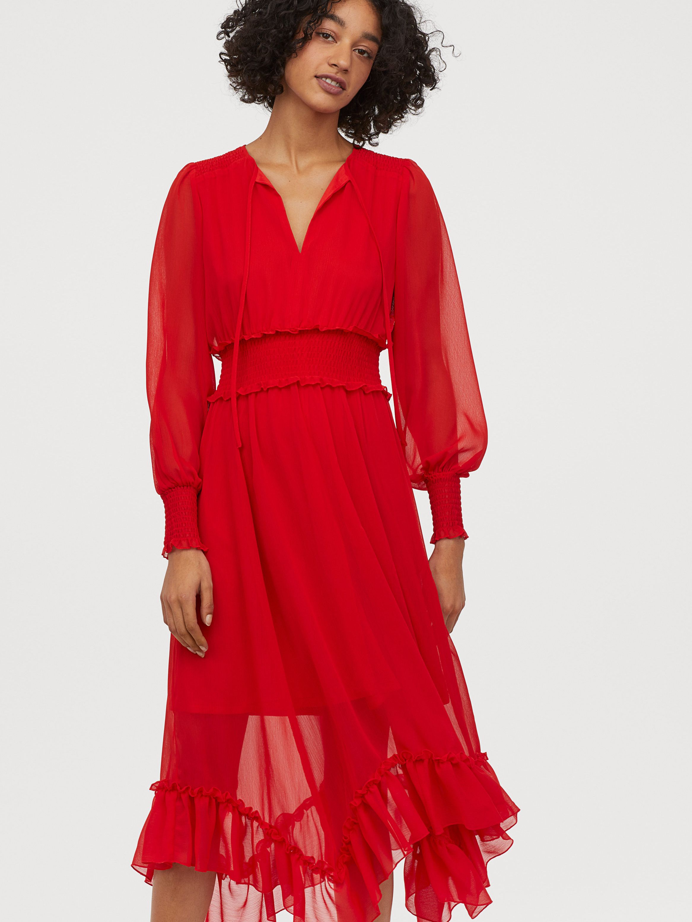 

Платье H&M 0833931-0 36 Красное