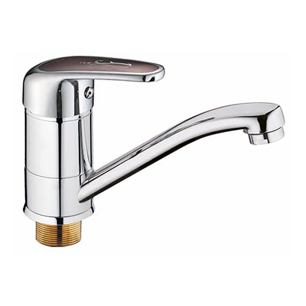 

Смеситель для кухни HAIBA MAGIC 555 (15 см) с красной ручкой (HB0673)