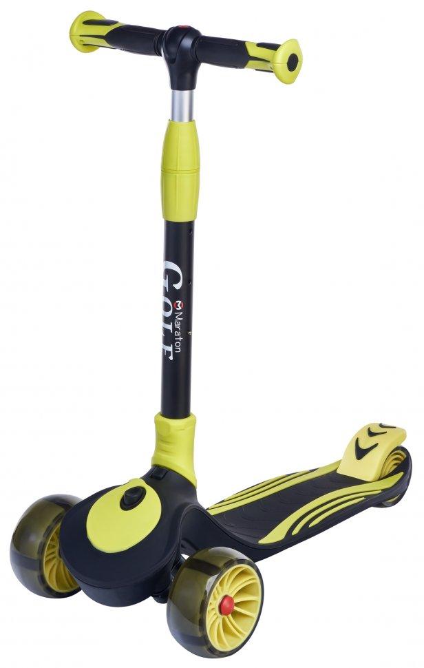 

Детский трехколесный самокат Scooter Golf My Go B 2028 желтый-черный