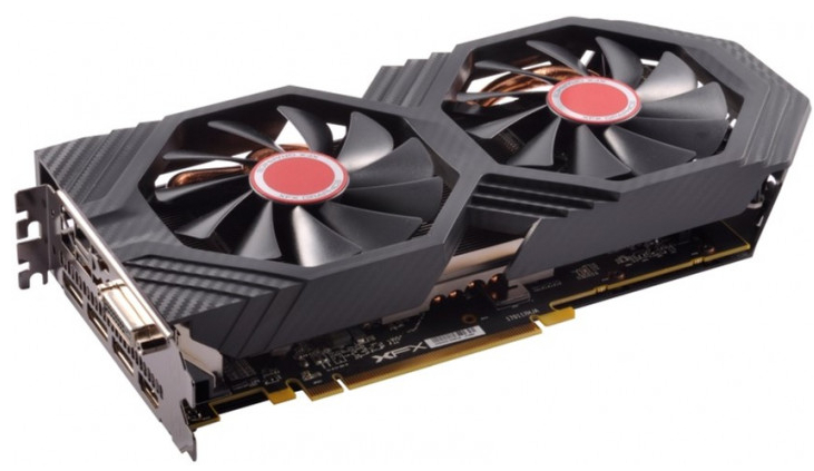 

XFX PCI-Ex Radeon RX 580 GTS XXX Edition 4GB GDDR5 (256bit) (1366/7000) (DVI, HDMI, 3 x DisplayPort) (RX-580P4DFD6)
