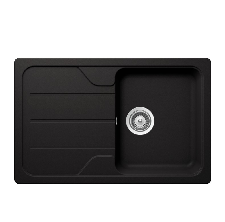 

Кухонная мойка Schock FORMHAUS D-100S CRISTALITE+ Nero-13 (Черный)