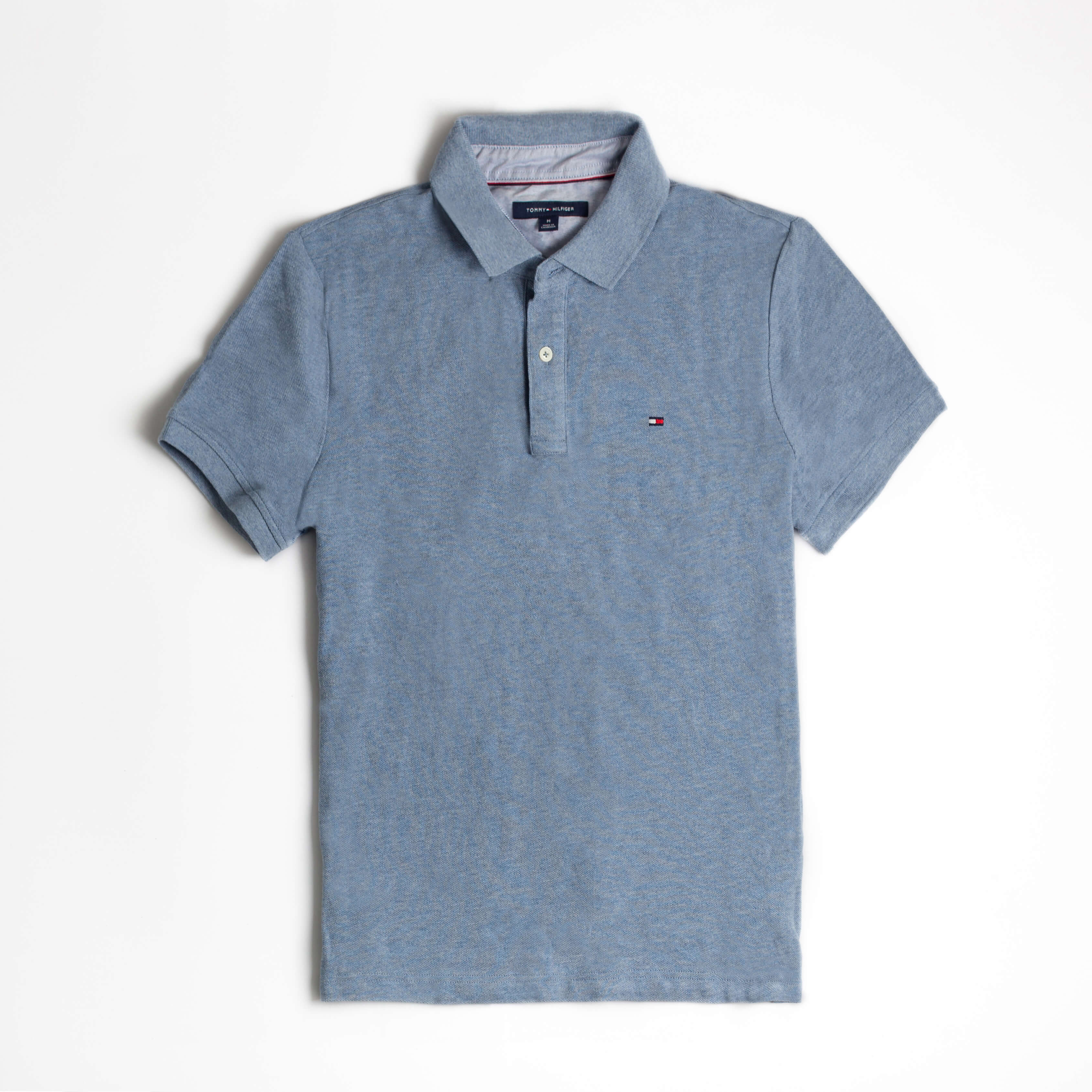 

Поло Tommy Hilfiger TH1345M M Серо-голубой